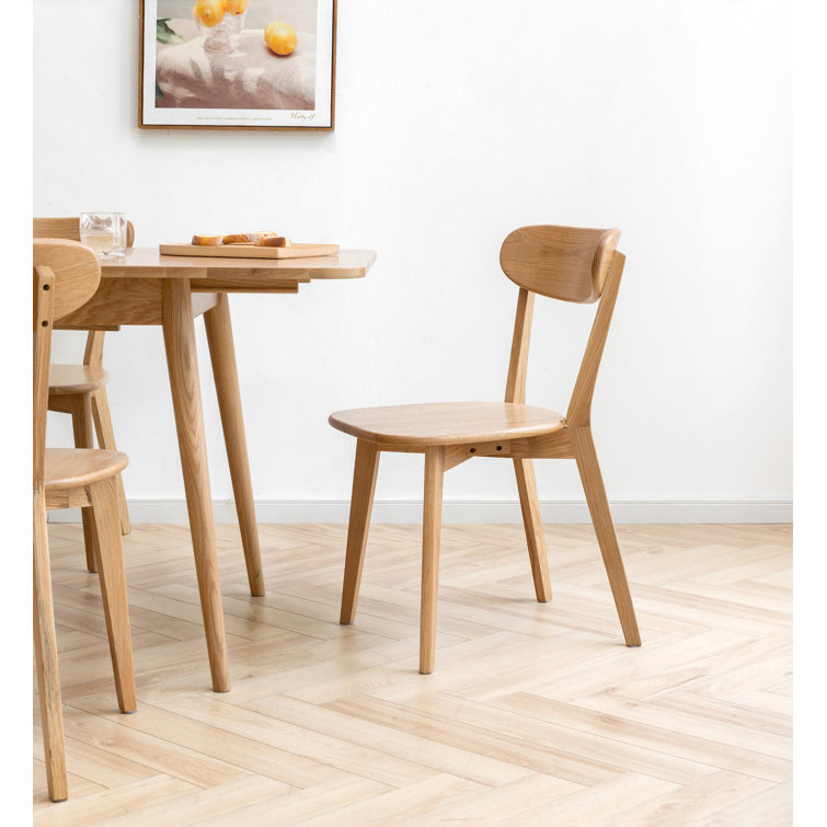 Wayfair solid wood dining chairs hot sale